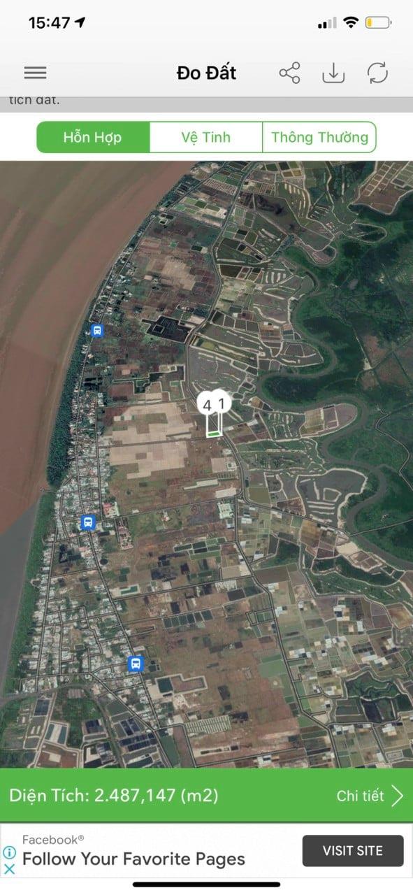 Bán đất lô góc đường Lý Nhơn và đường Đan