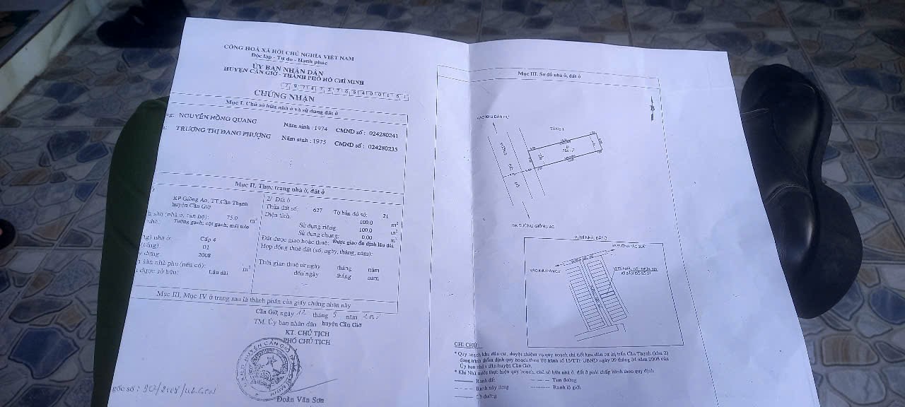 Bán đất hẻm Giồng Ao