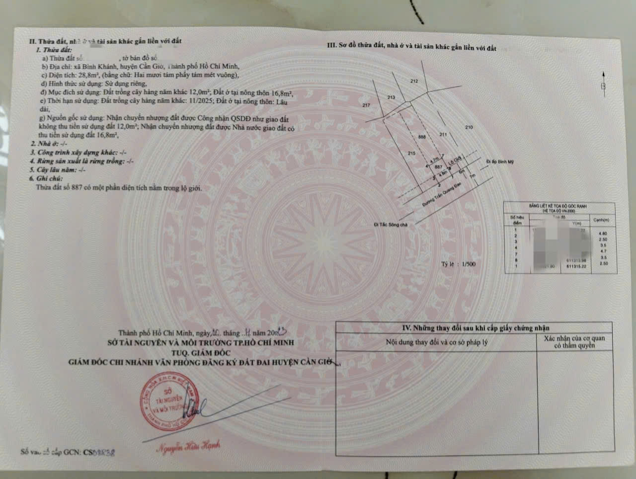 Bán đất mặt tiền đường Trần Quang Đạo